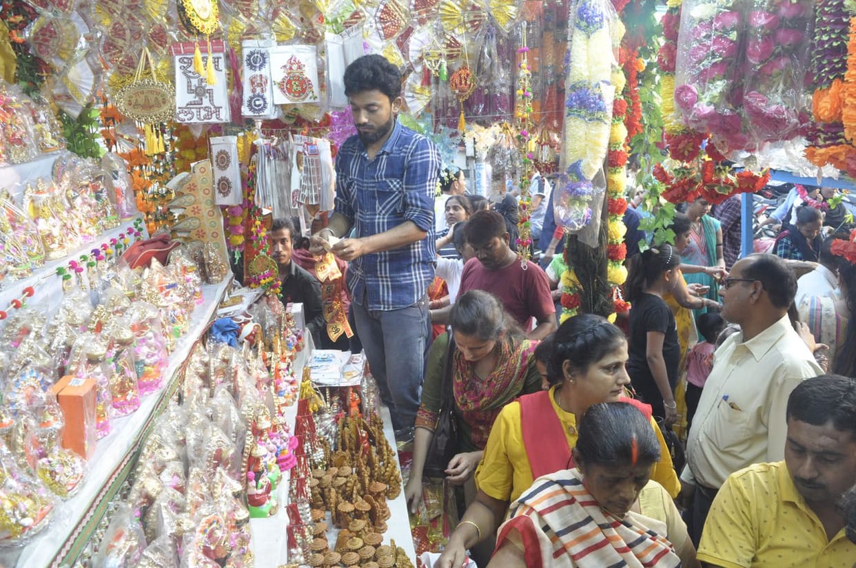Shopping on Dhanteras