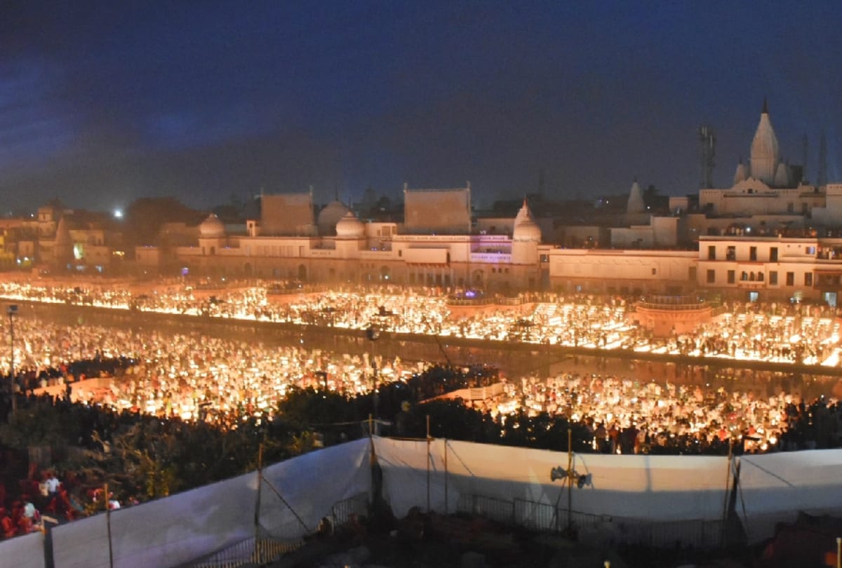 New world record will be made in Deepotsav, 14.50 lakh lamps will be lit on 23 October