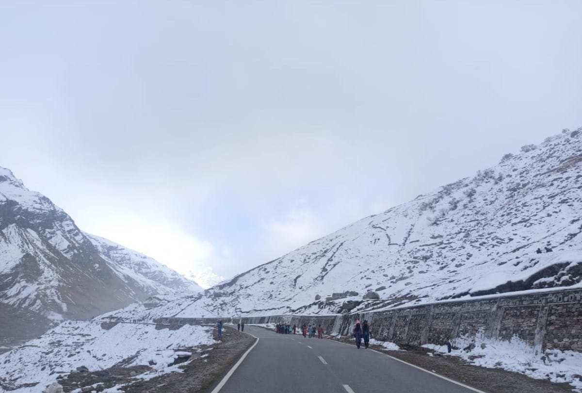 himachal weather update: fresh snowfall recorded in lahaul spiti and high hills, Cold wave increased, see pictures
