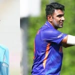 अश्विन (दाएं) ने द्रविड़ की तारीफ की