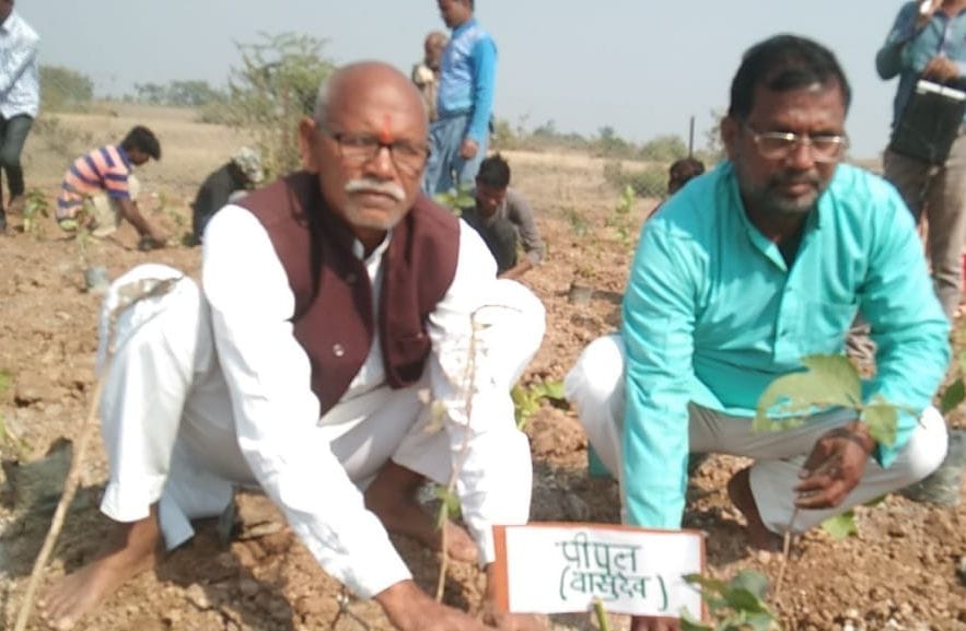 Deepotsav celebrated in the village as Paudh Deep Mahotsav