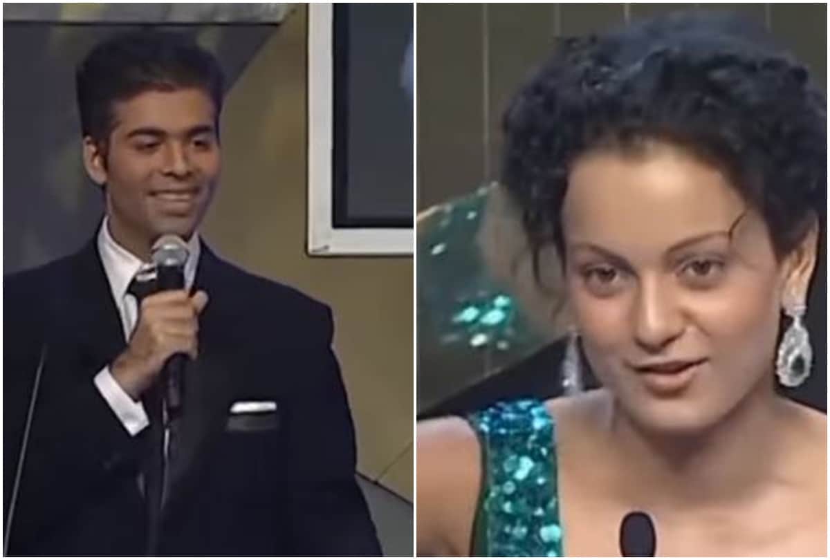 Kangana ranaut share throwback video when she ignored karan johar on stage while receiving award says i had always a bad attitude