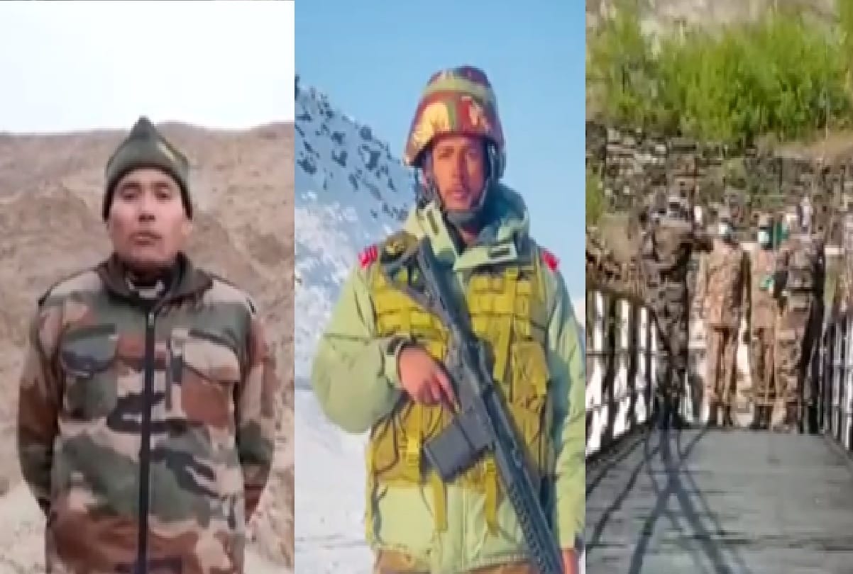 soldiers deployed in forward areas of Kargil, Ladakh and Siachen Glacier wish countrymen and Indian Army and Pakistan Army exchange sweets on Diwali
