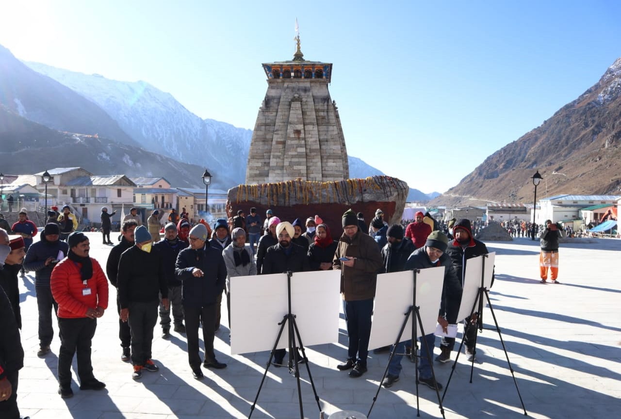 PM Modi Kedarnath Visit: dham has been decorated for Prime Minister visit, see in pictures