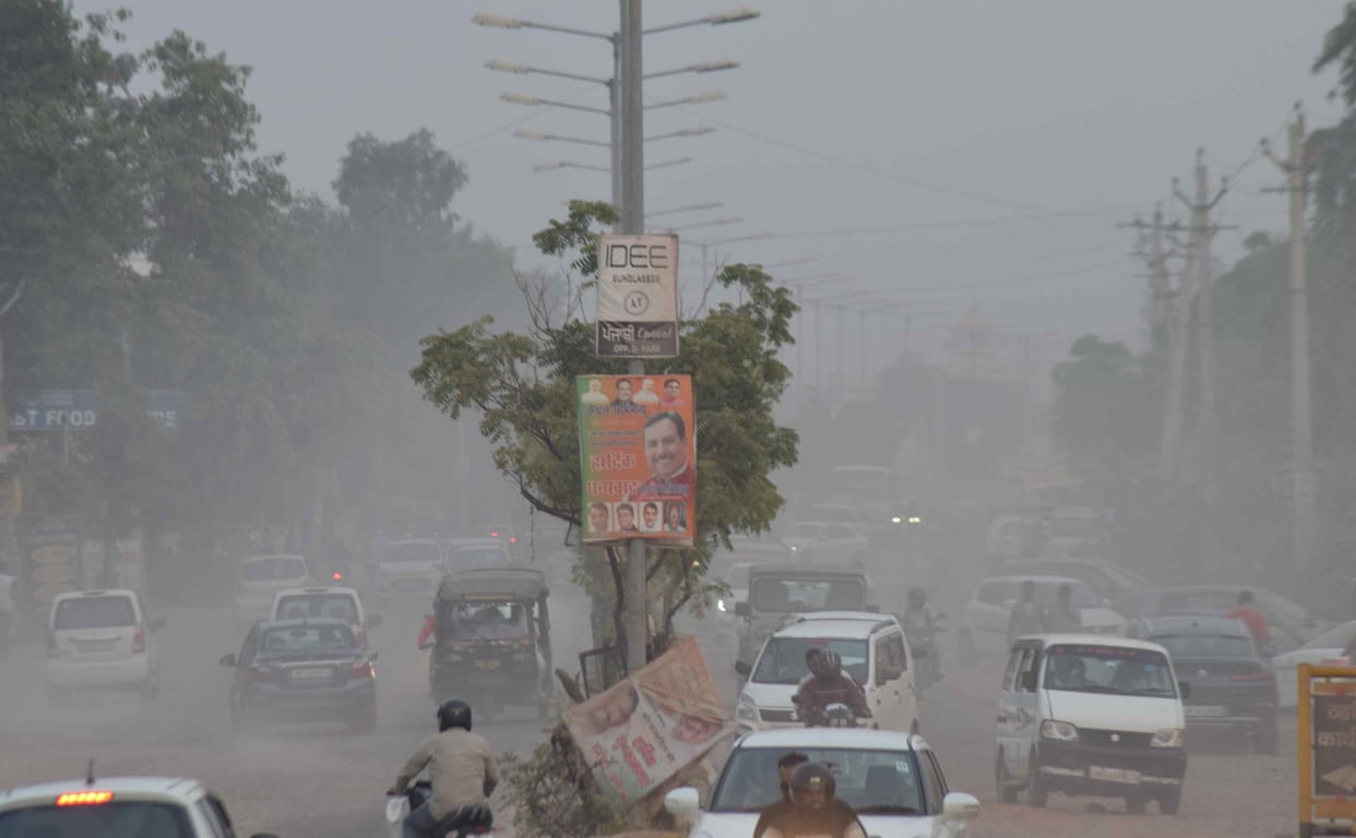 Air quality deteriorates, AQI 314