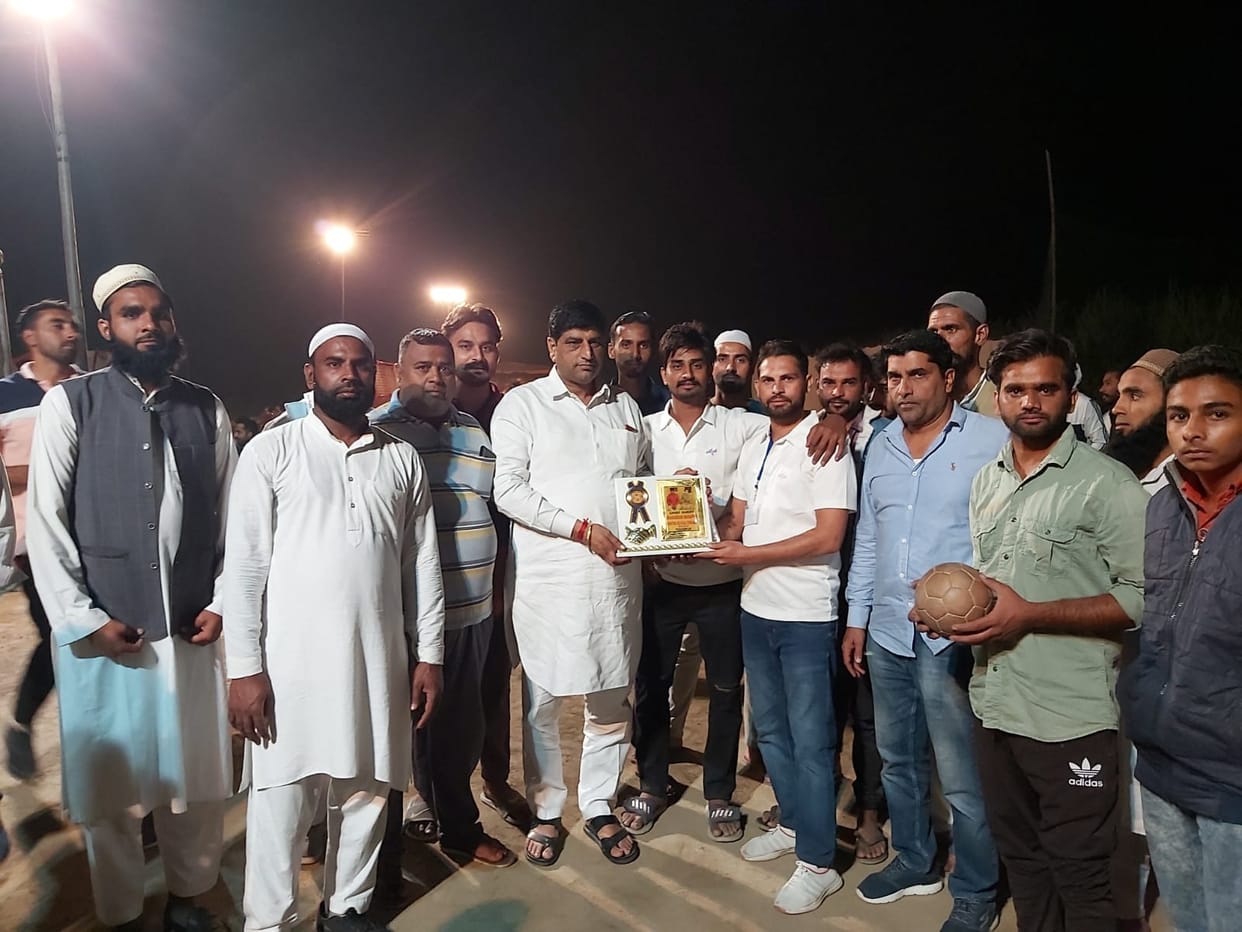 Kala Dhumsi's team won in volleyball
