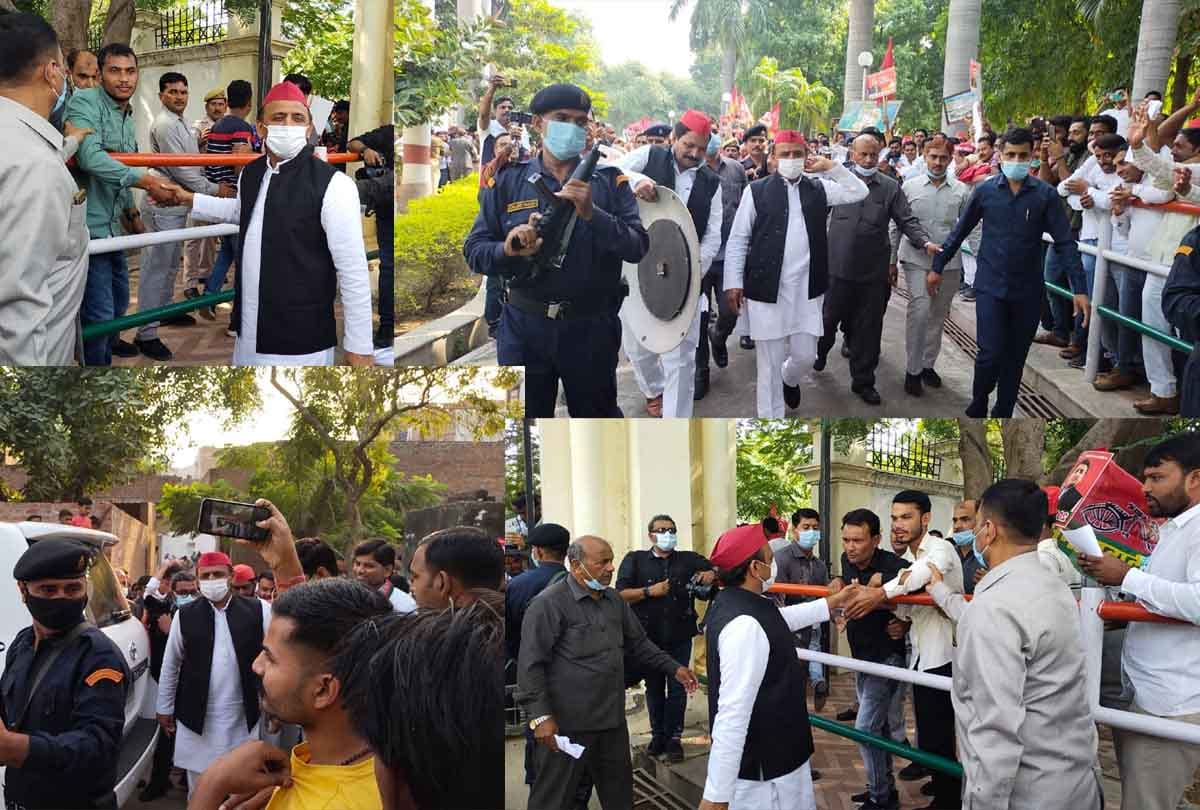 UP: On Diwali, Akhilesh Yadav said, SP workers fight for poor people and farmers