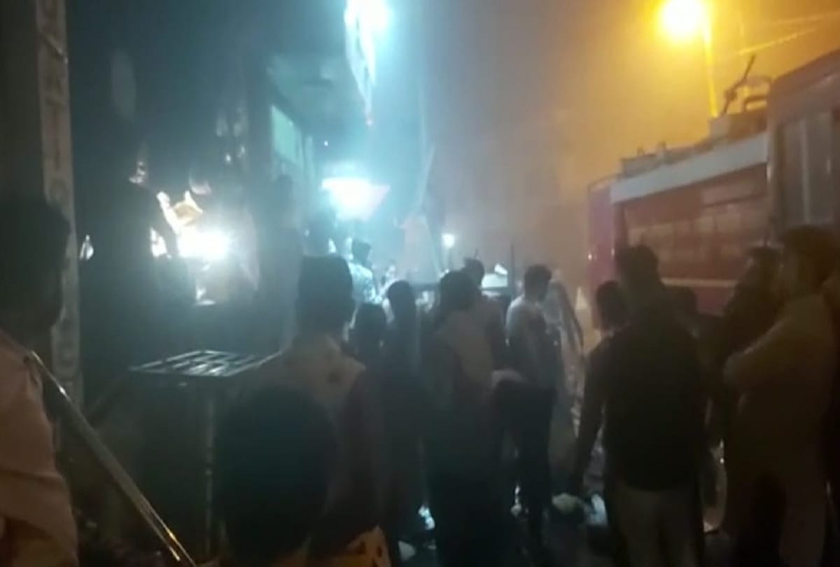 Fire in electrical equipment shop due to short circuit at rohtak