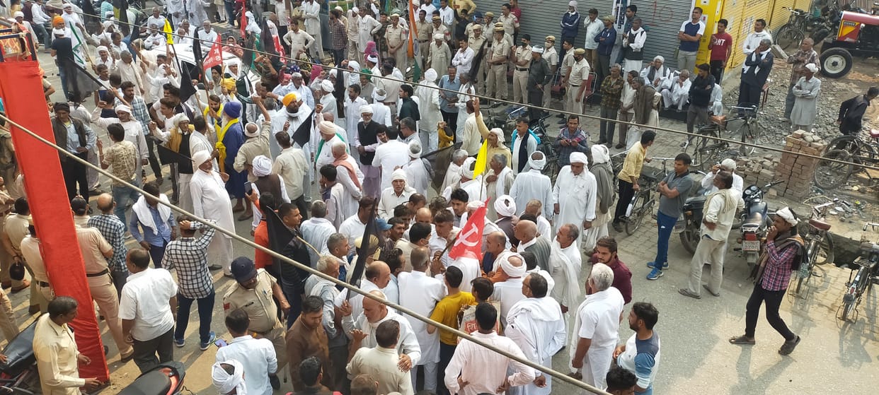 MPs returned due to farmers' protest