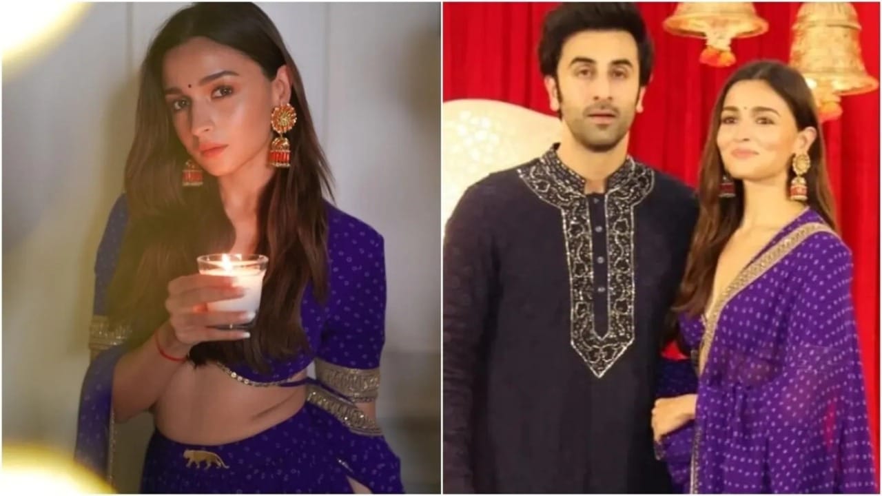 photos: Alia Bhatt showers love for Ranbir Kapoor, celebrate Kali Puja amid Diwali celebrations