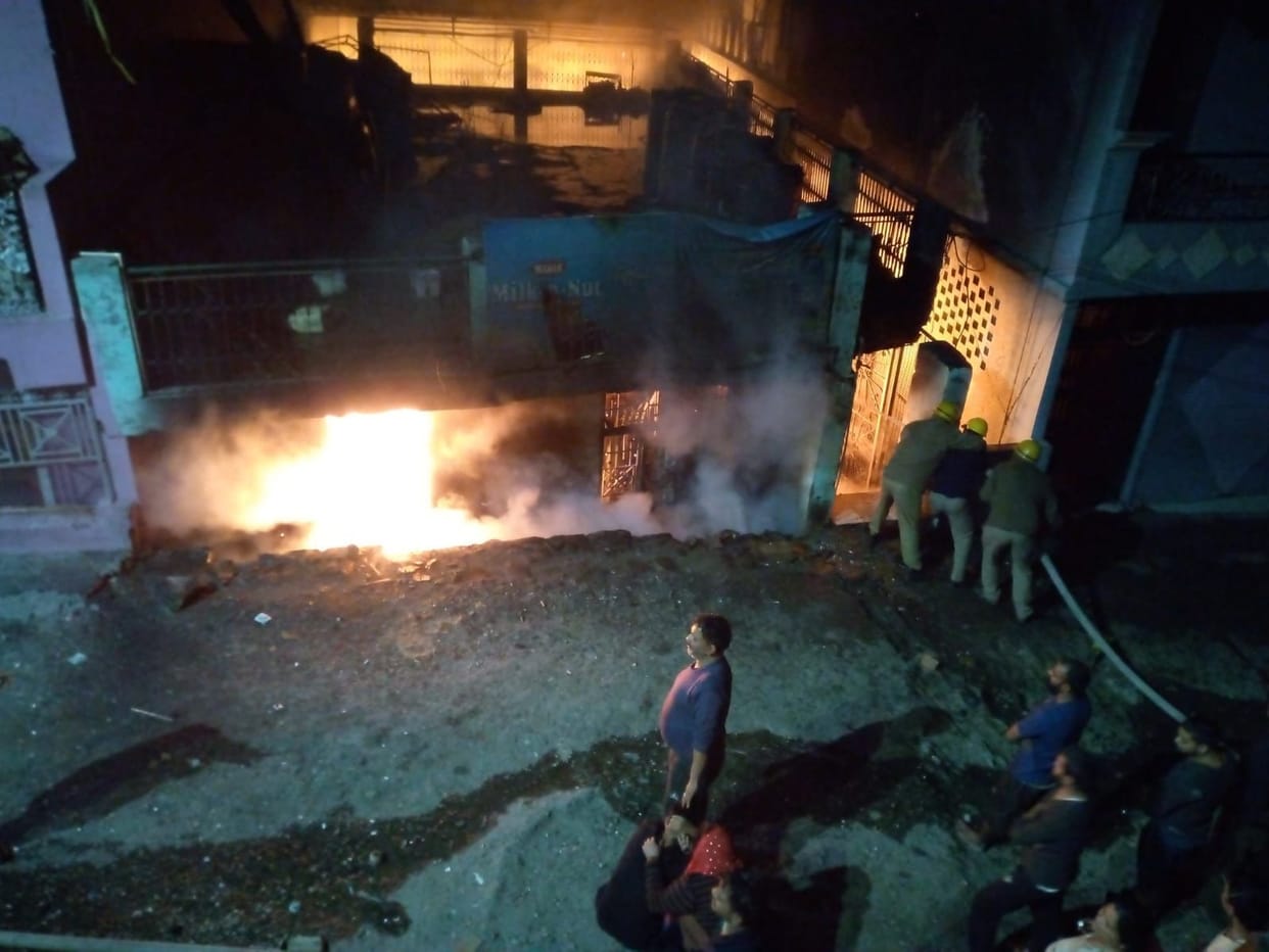 house on fire