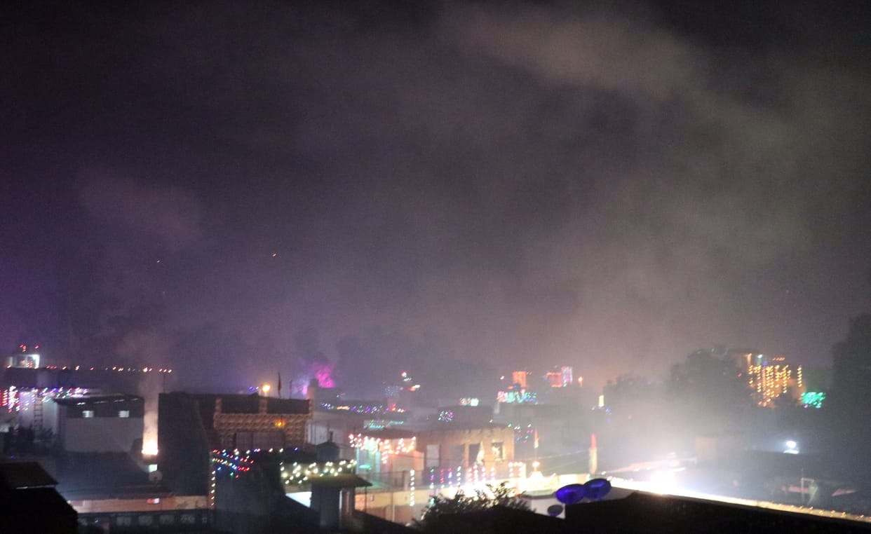 AQI of Bijnor district reached 75 to 148 in one night