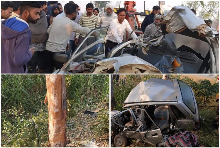Five person Dead in road accident in Kurukshetra of Haryana