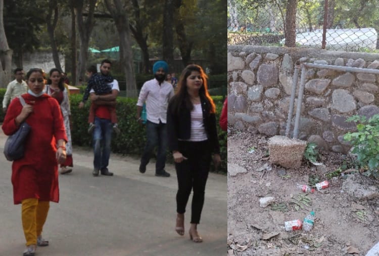 Corona Guidelines are not Followed in Chattbir Zoo