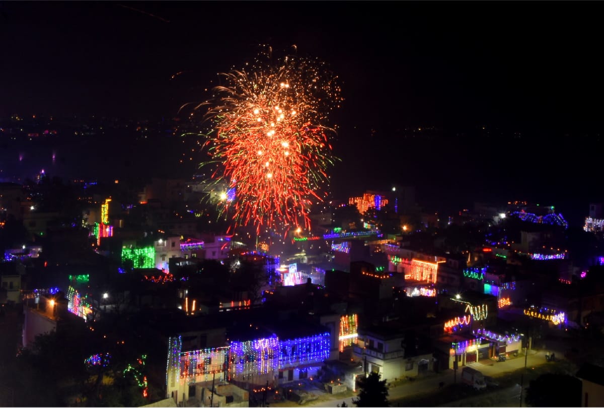 diwali 2021 celebration in gorakhpur