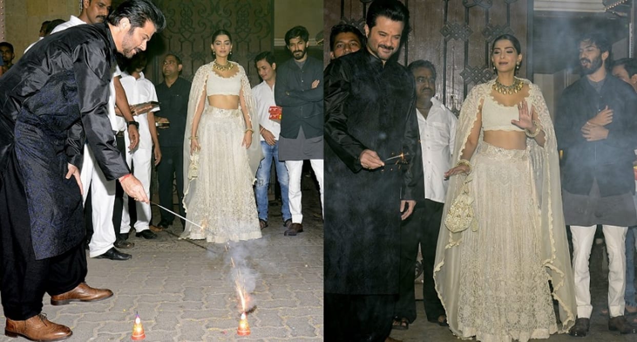 Harsh Varrdhan Kapoor shares anti-cracker message, users shared the image of Anil Kapoor bursting firecrackers