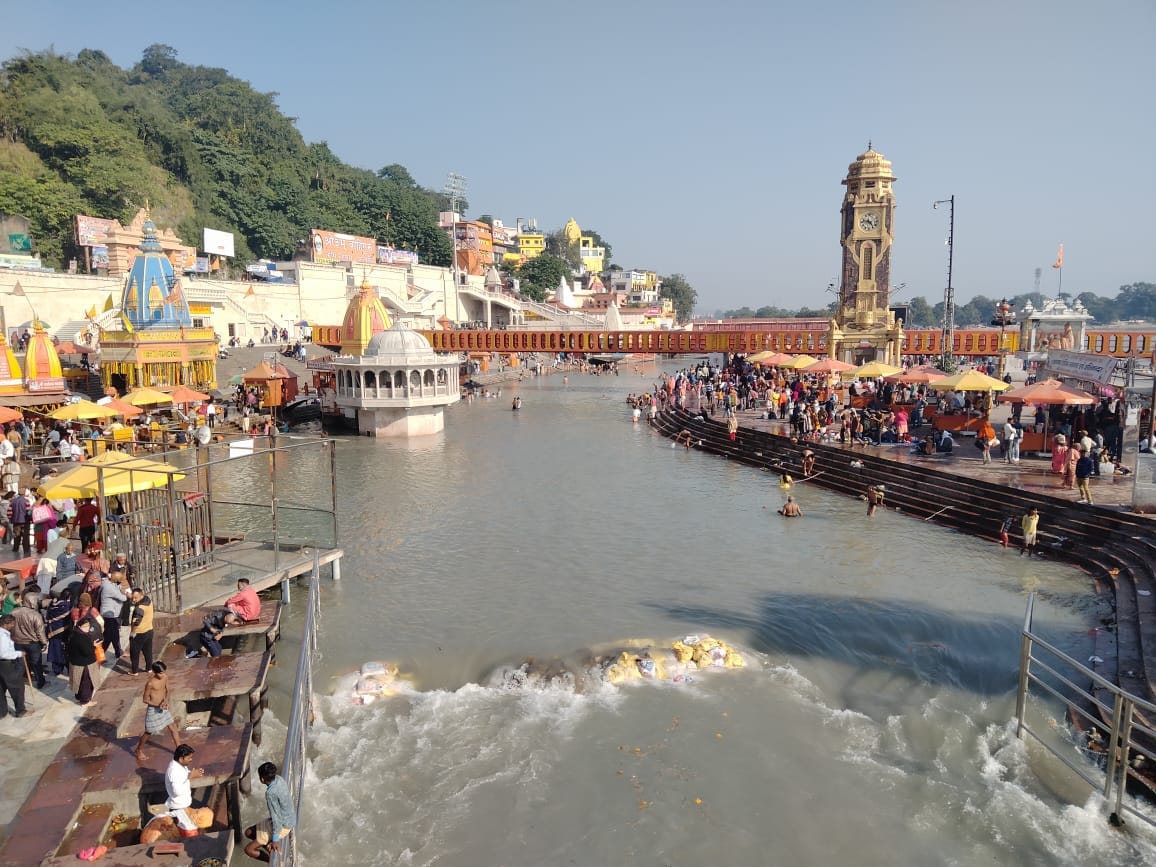 haridwar news: Gang nahar open in diwali night