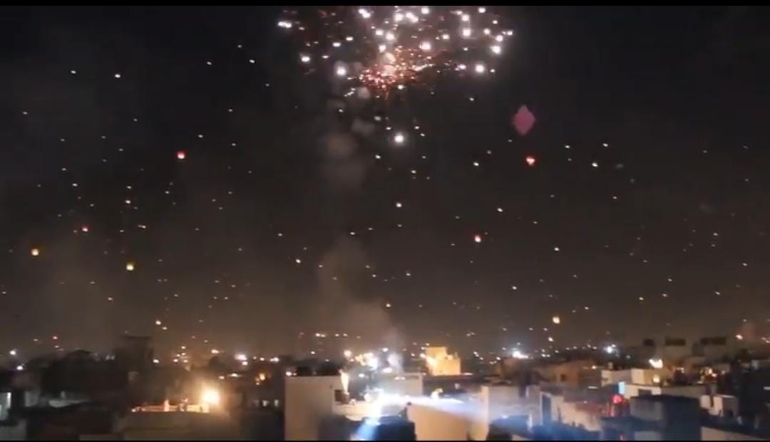 Fireworks broke out on Diwali, AQI reached 470,