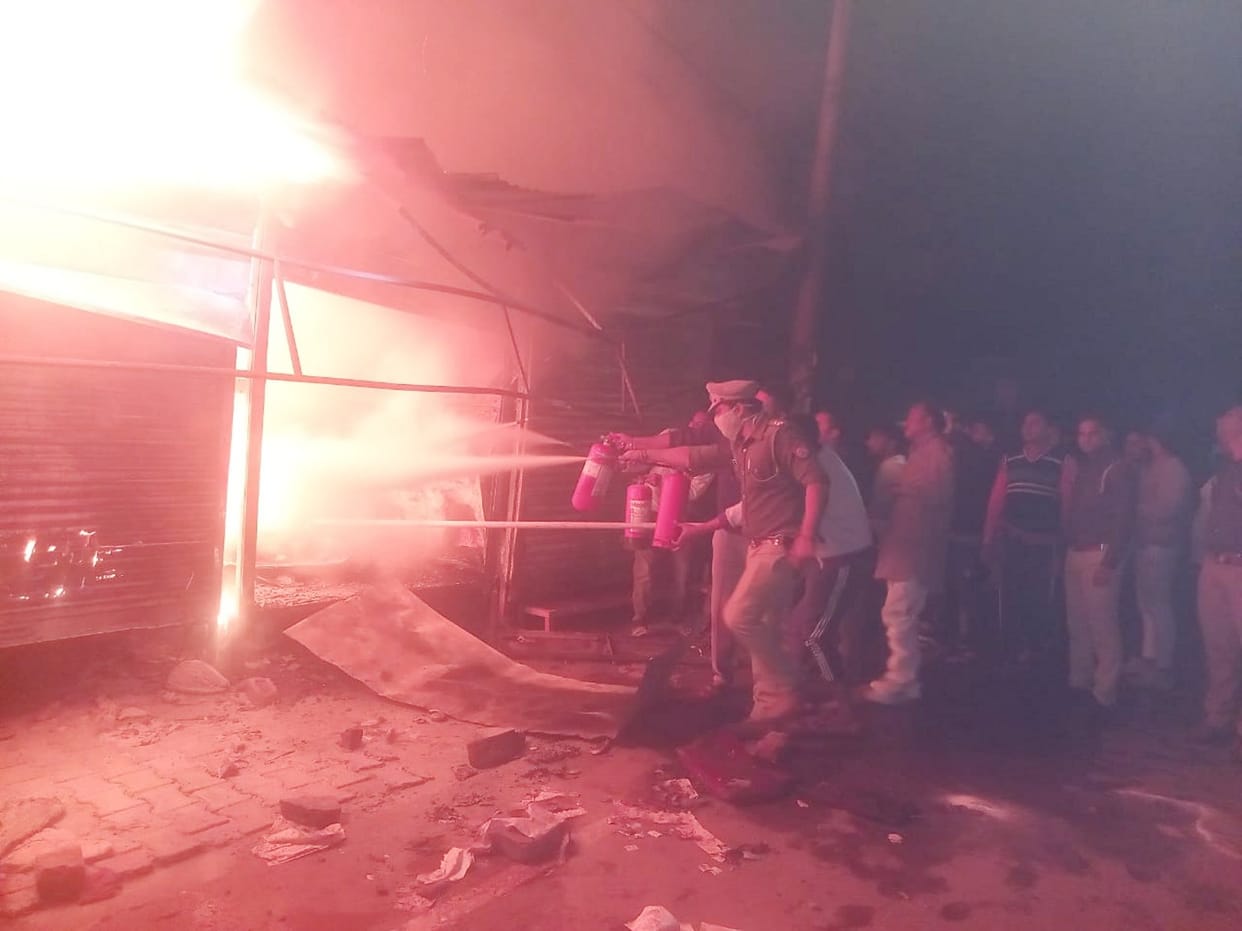 Chambers of two advocates burnt due to fire