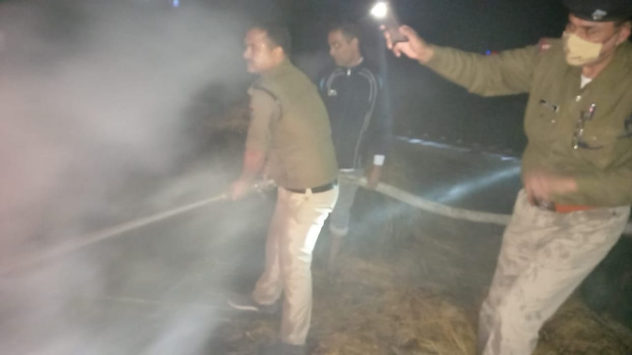 Fire broke out at three places, fire brigade had to be called