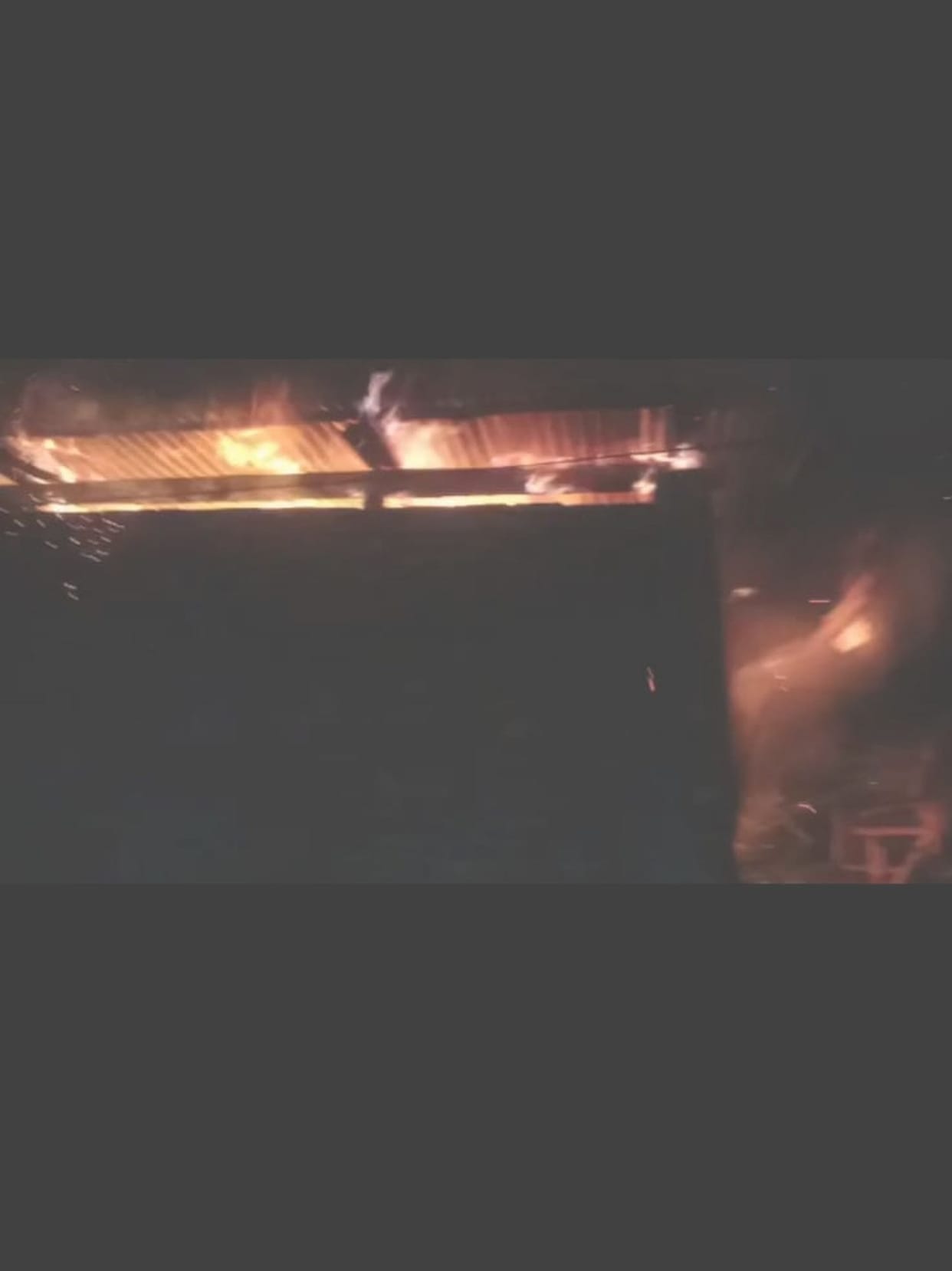 Two-storey house burnt in Bashkola