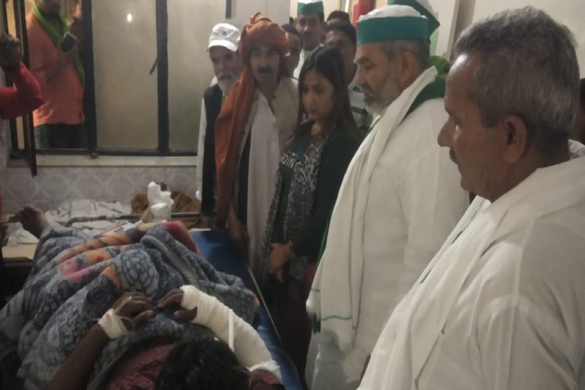 Meerut Accident News: Rakesh Tikait reached Jangethi village to console the families of the dead and attacked the BJP government