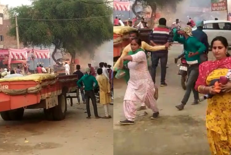 Fire in Firecrackers Shop in Bathinda