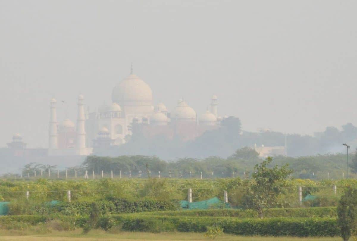 Agra Air Pollution Increased On Diwali