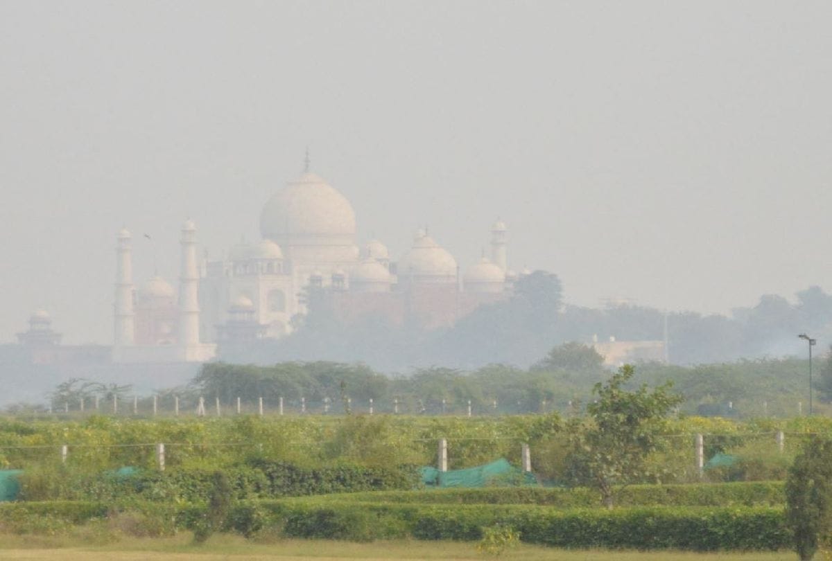 Agra Air Pollution Increased On Diwali