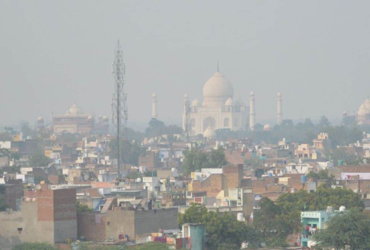 Agra Air Pollution Level News in Hindi: Agra Air Quality Index at dangerous level