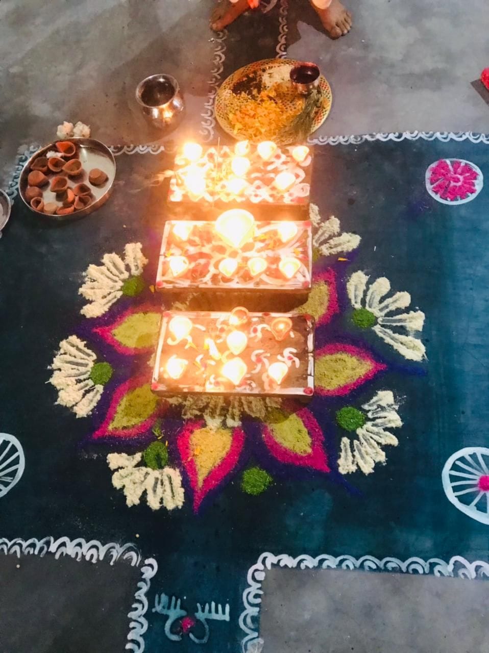 Diwali celebrated in Una in full spirit