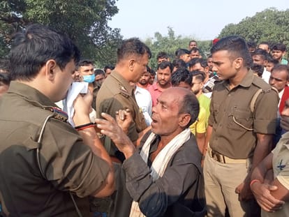 murder in varanasi missing minor boy dead body found in field family members ruckus