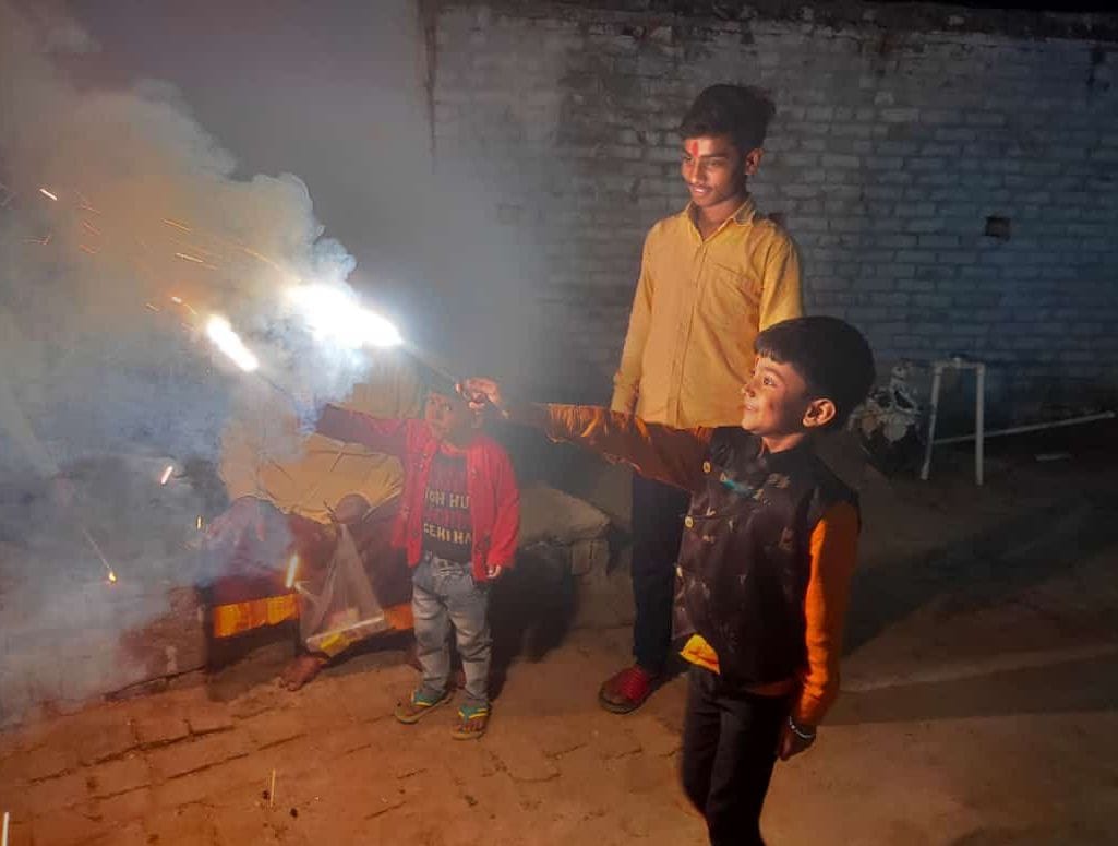Diwali celebrated with gaiety in the district