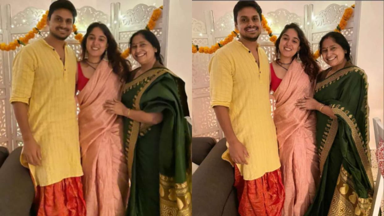 Aamir Khan daughter Ira Khan celebrates Diwali 2021 with boyfriend Nupur Shikare