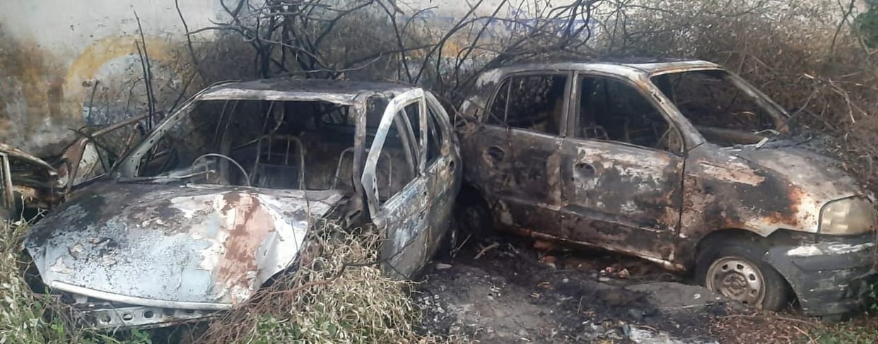 two vehicle burnt in ponta sahib -due to fire