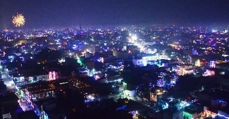 Fireworks: Air pollution increased more than four times