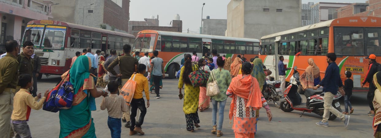 Hathras: The jam bothered, the roadways' earnings also hit the scissors