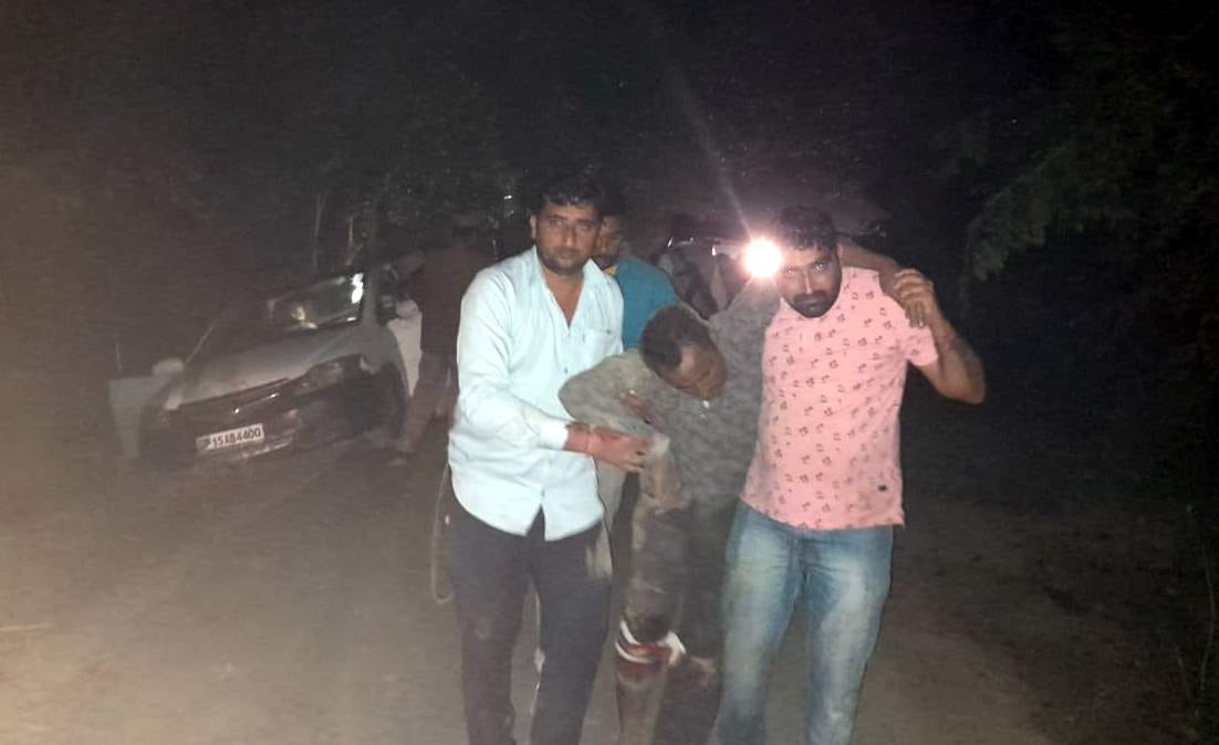 Encounter between police and cow smugglers in Shahbad, one cow smuggler arrested and one absconding