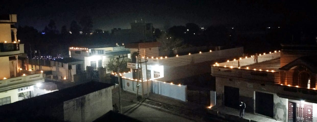festival of lights celebrated with pomp
