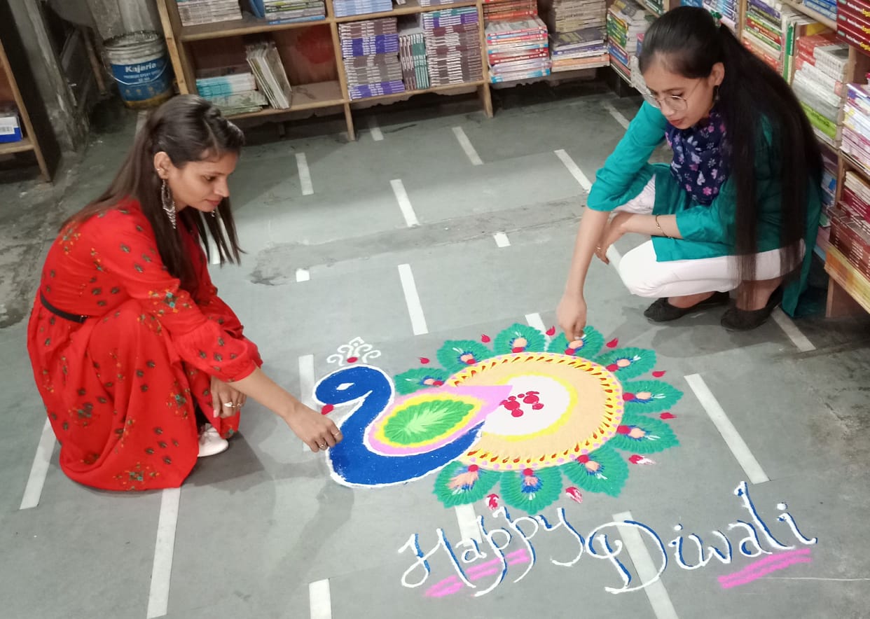 The lamp of happiness illuminated, Ganesh-Lakshmi worship happened