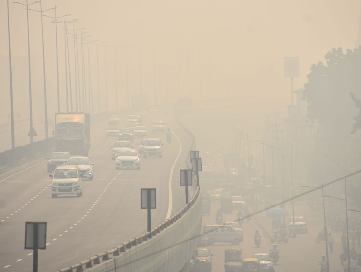 Firecrackers spoil the air, AQI reached 413