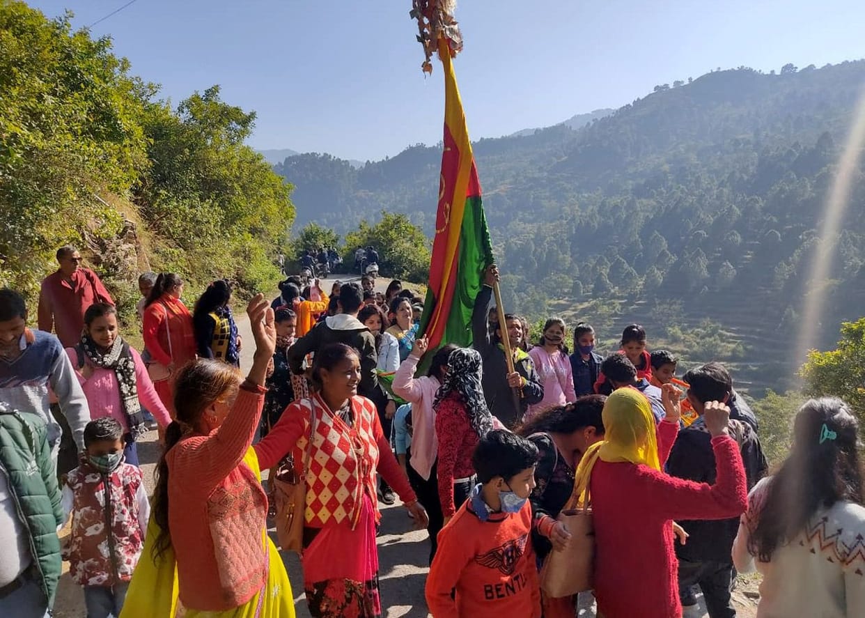 After worship, the doors of Manjughosheshwar temple closed for a month