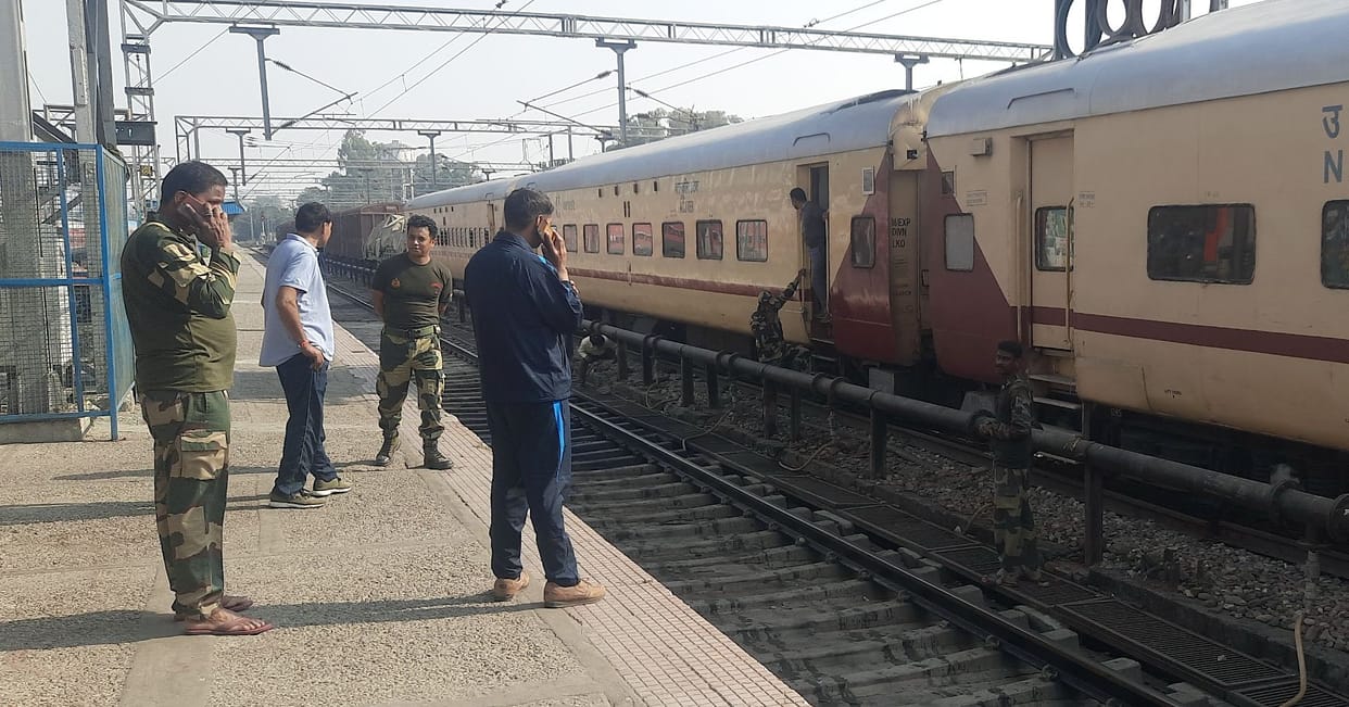 Water was not reaching the coach, the train was standing at the station