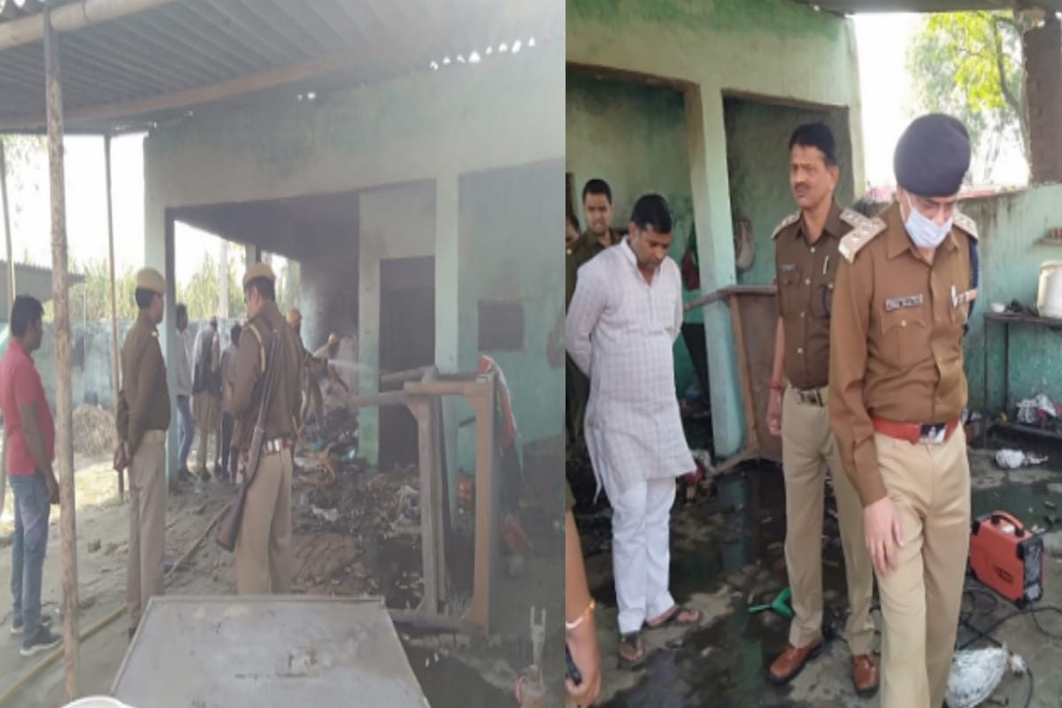 one died in after a blast in crackers factory in Muzaffarnagar