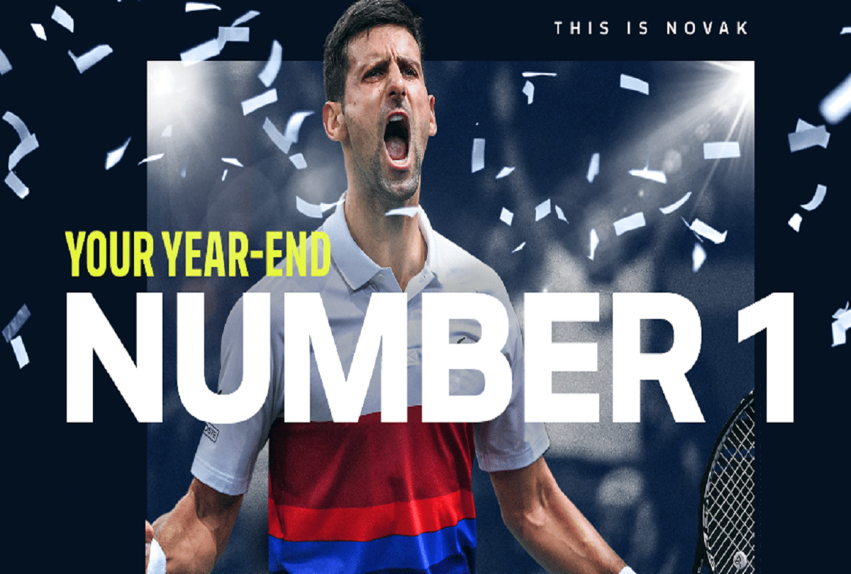 Novak Djokovic clinches year end No. 1 in the ATP Rankings for a record-breaking seventh time