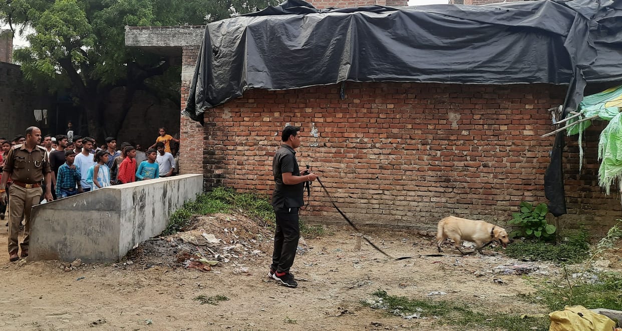 After killing the young man, the body was hung from the tree, both hands were found tied behind the pot