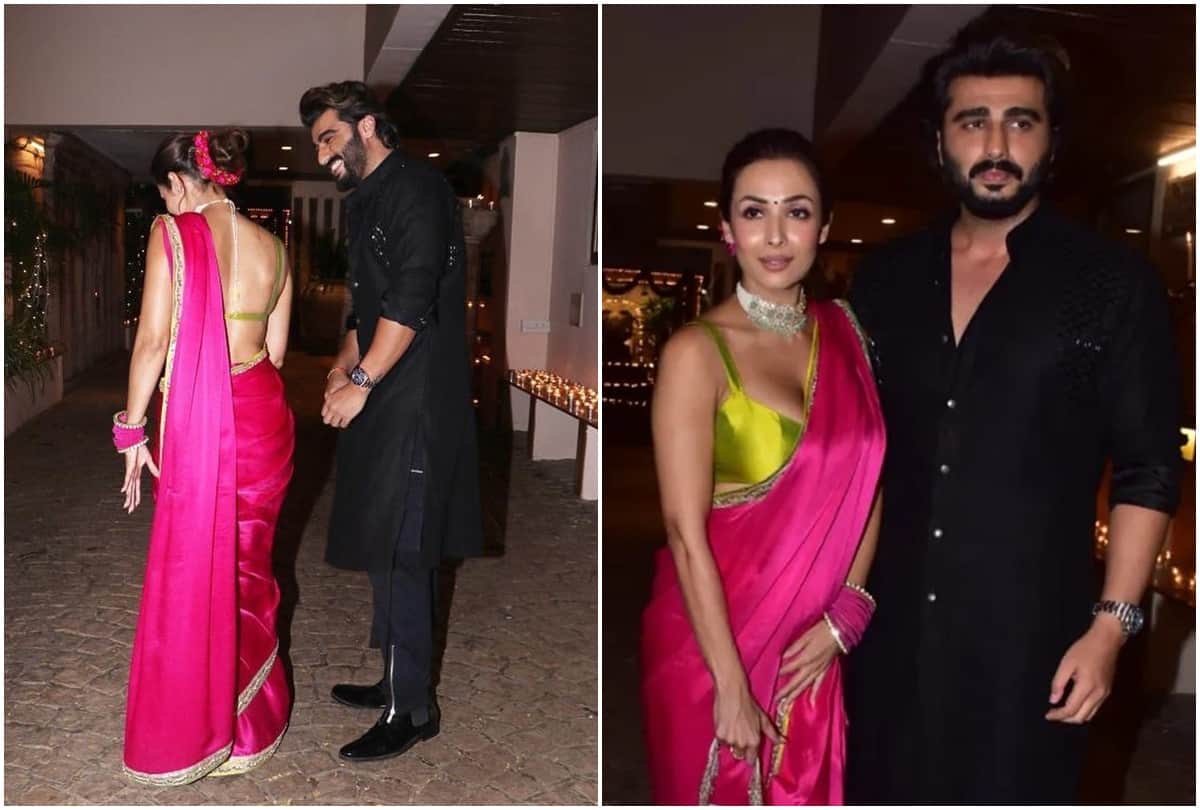 malaika arora sizzling hot look in saree