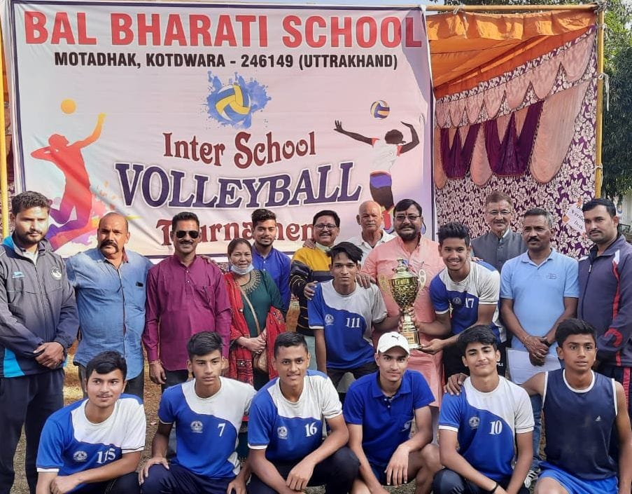 Bal Bharti School became champion in volleyball
