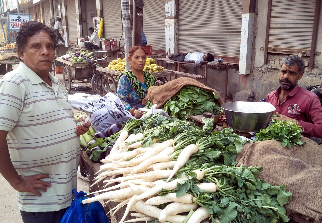 Rising prices also took away everyday vegetables from people's plate
