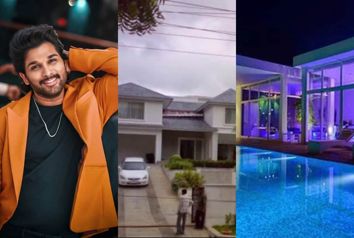 Allu Arjun lives in a luxurious house worth 100 crores see inside pictures